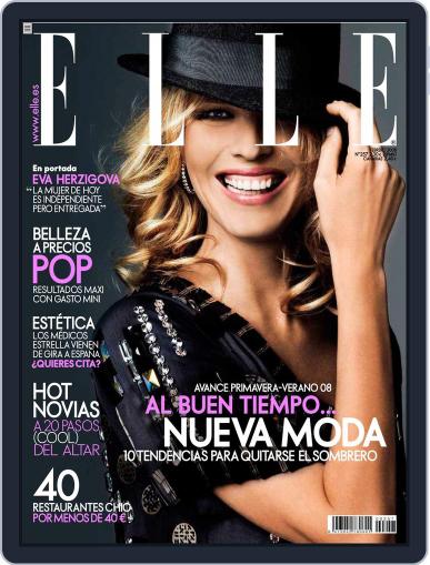 Elle España January 18th, 2008 Digital Back Issue Cover