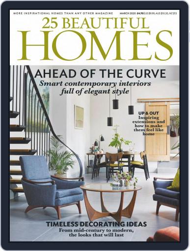 25 Beautiful Homes March 1st, 2020 Digital Back Issue Cover