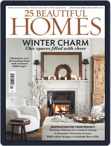 25 Beautiful Homes January 1st, 2020 Digital Back Issue Cover