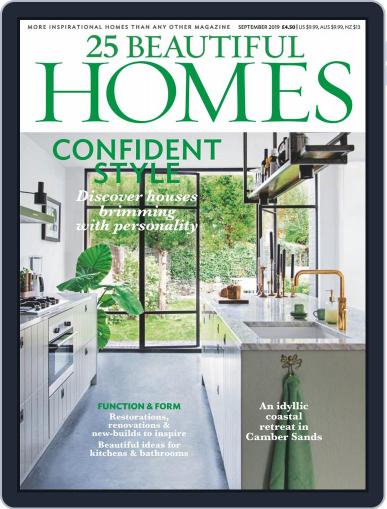 25 Beautiful Homes September 1st, 2019 Digital Back Issue Cover