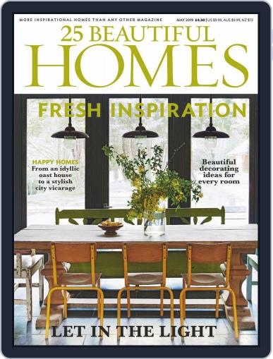 25 Beautiful Homes May 1st, 2019 Digital Back Issue Cover