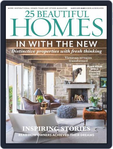25 Beautiful Homes March 1st, 2019 Digital Back Issue Cover