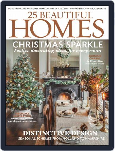 25 Beautiful Homes December 1st, 2018 Digital Back Issue Cover