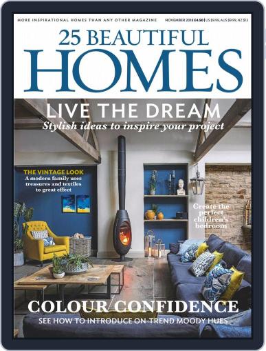 25 Beautiful Homes November 1st, 2018 Digital Back Issue Cover