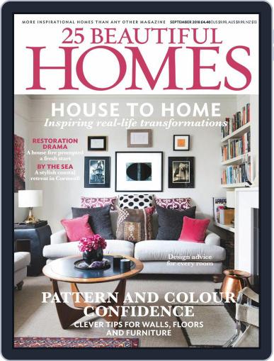 25 Beautiful Homes September 1st, 2018 Digital Back Issue Cover