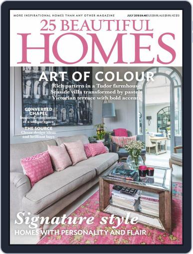25 Beautiful Homes July 1st, 2018 Digital Back Issue Cover