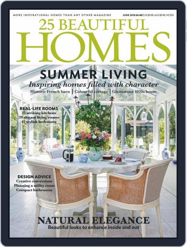 25 Beautiful Homes June 1st, 2018 Digital Back Issue Cover