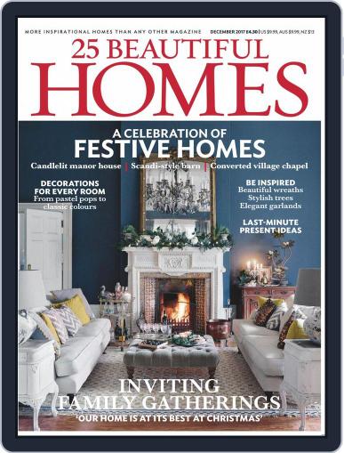 25 Beautiful Homes December 1st, 2017 Digital Back Issue Cover
