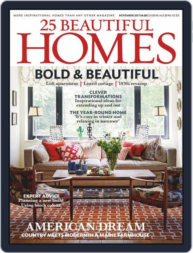 25 Beautiful Homes November 1st, 2017 Digital Back Issue Cover