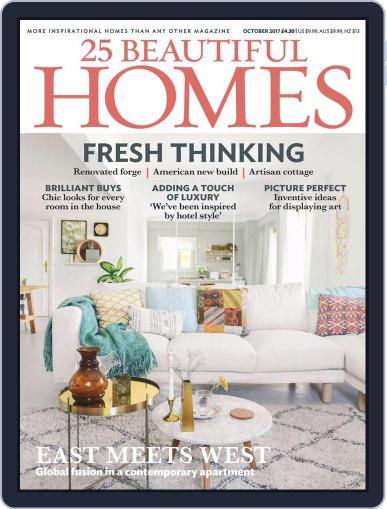 25 Beautiful Homes October 1st, 2017 Digital Back Issue Cover