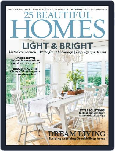 25 Beautiful Homes September 1st, 2017 Digital Back Issue Cover