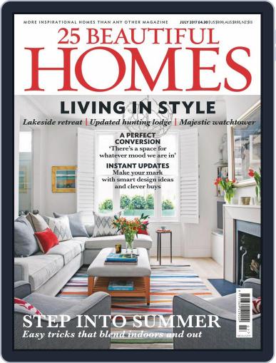 25 Beautiful Homes July 1st, 2017 Digital Back Issue Cover