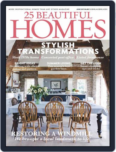 25 Beautiful Homes June 1st, 2017 Digital Back Issue Cover