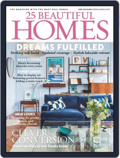 25 Beautiful Homes April 1st, 2017 Digital Back Issue Cover