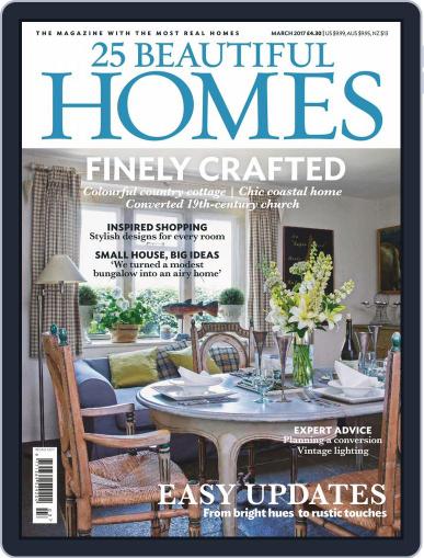 25 Beautiful Homes March 1st, 2017 Digital Back Issue Cover