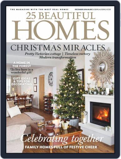 25 Beautiful Homes December 1st, 2016 Digital Back Issue Cover