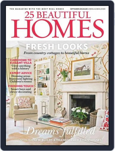 25 Beautiful Homes August 4th, 2016 Digital Back Issue Cover