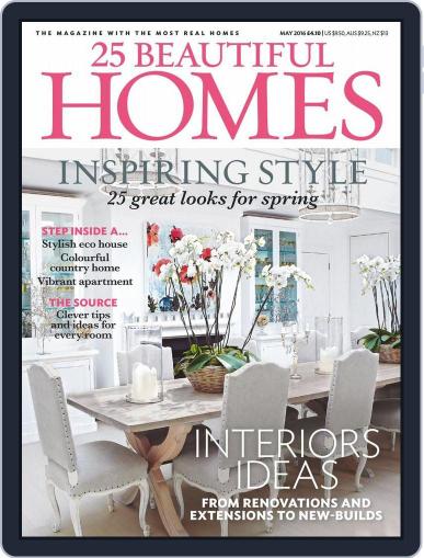 25 Beautiful Homes March 31st, 2016 Digital Back Issue Cover