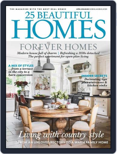 25 Beautiful Homes March 3rd, 2016 Digital Back Issue Cover