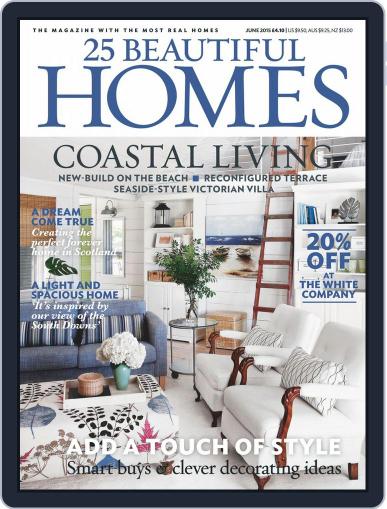 25 Beautiful Homes May 6th, 2015 Digital Back Issue Cover