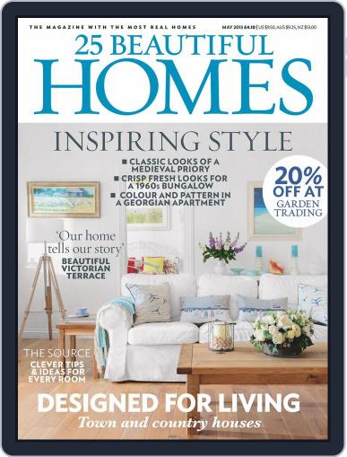 25 Beautiful Homes April 1st, 2015 Digital Back Issue Cover