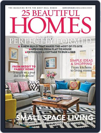 25 Beautiful Homes January 26th, 2015 Digital Back Issue Cover