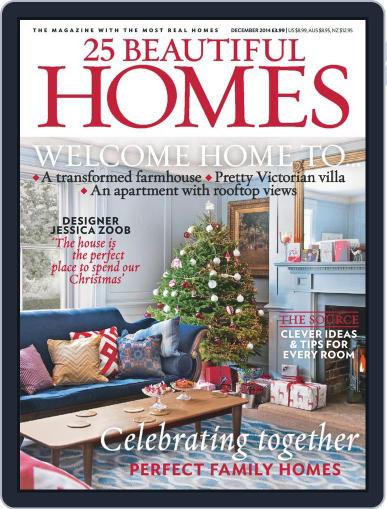25 Beautiful Homes October 29th, 2014 Digital Back Issue Cover