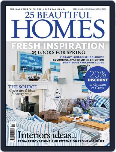 25 Beautiful Homes March 5th, 2014 Digital Back Issue Cover