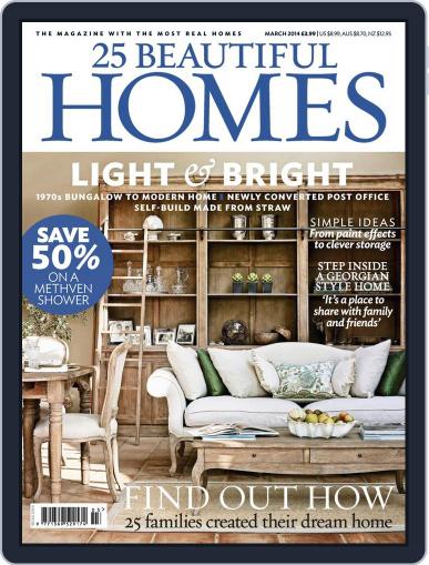 25 Beautiful Homes January 29th, 2014 Digital Back Issue Cover