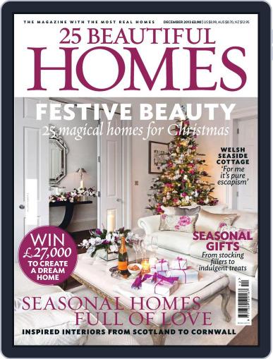 25 Beautiful Homes October 30th, 2013 Digital Back Issue Cover