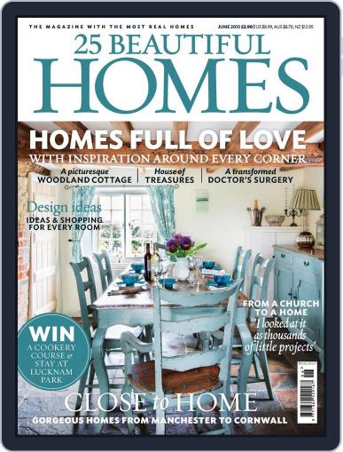 25 Beautiful Homes May 9th, 2013 Digital Back Issue Cover