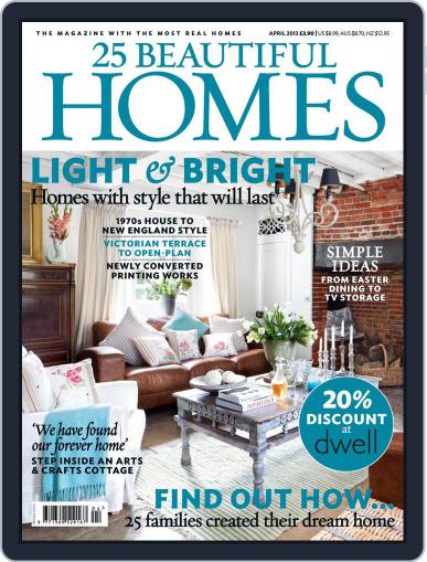 25 Beautiful Homes March 6th, 2013 Digital Back Issue Cover