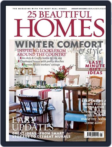 25 Beautiful Homes November 28th, 2012 Digital Back Issue Cover
