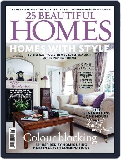 25 Beautiful Homes August 1st, 2012 Digital Back Issue Cover