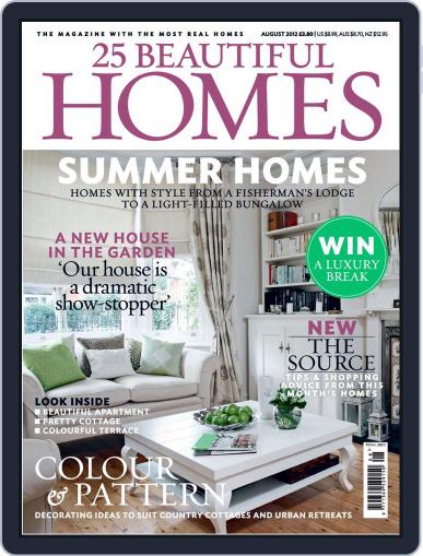 25 Beautiful Homes July 4th, 2012 Digital Back Issue Cover