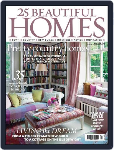 25 Beautiful Homes April 4th, 2012 Digital Back Issue Cover