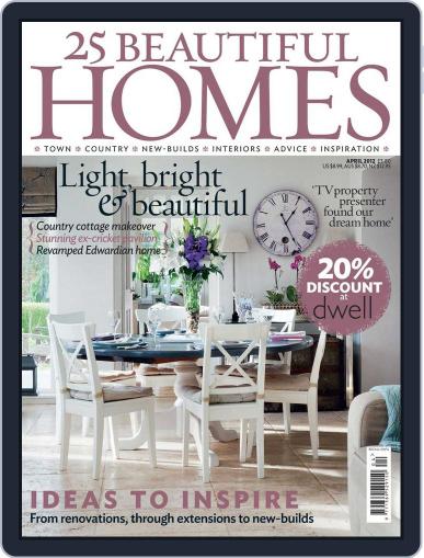 25 Beautiful Homes March 7th, 2012 Digital Back Issue Cover