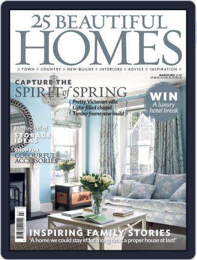 25 Beautiful Homes February 1st, 2012 Digital Back Issue Cover