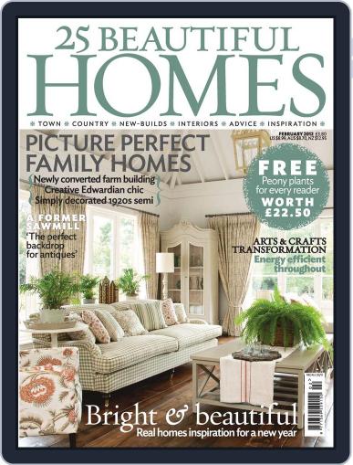 25 Beautiful Homes January 4th, 2012 Digital Back Issue Cover