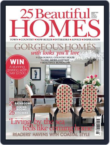 25 Beautiful Homes July 6th, 2011 Digital Back Issue Cover