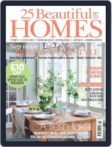 25 Beautiful Homes June 1st, 2011 Digital Back Issue Cover