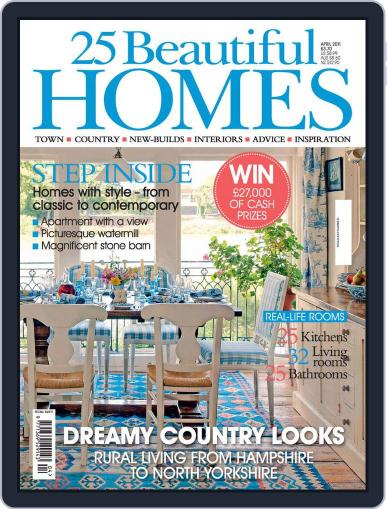25 Beautiful Homes April 1st, 2011 Digital Back Issue Cover