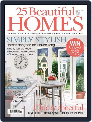 25 Beautiful Homes July 7th, 2010 Digital Back Issue Cover
