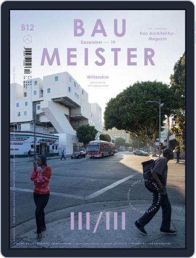Baumeister December 1st, 2019 Digital Back Issue Cover