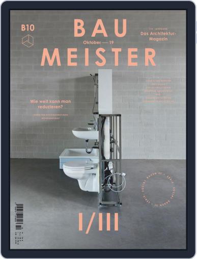 Baumeister October 1st, 2019 Digital Back Issue Cover