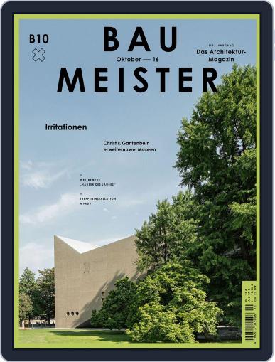 Baumeister October 7th, 2016 Digital Back Issue Cover