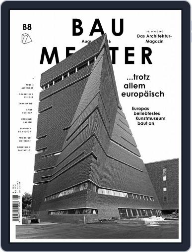 Baumeister August 25th, 2016 Digital Back Issue Cover