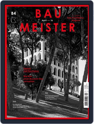 Baumeister April 1st, 2016 Digital Back Issue Cover