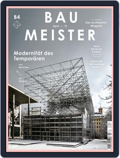 Baumeister March 31st, 2013 Digital Back Issue Cover