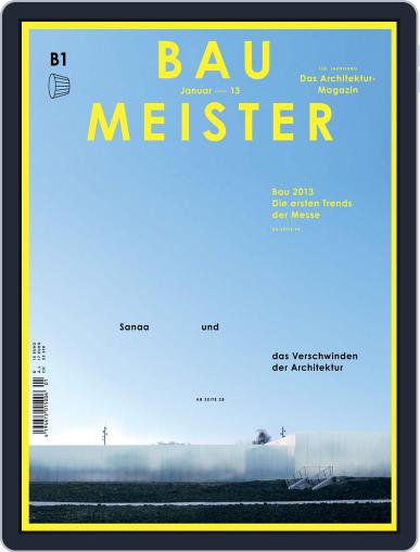 Baumeister January 2nd, 2013 Digital Back Issue Cover